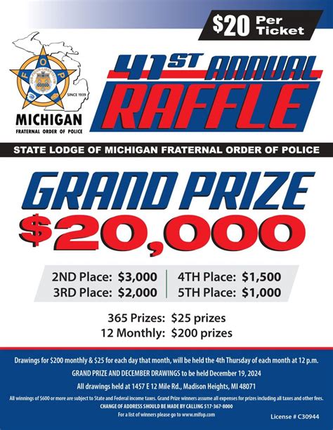 michigan lottery raffle|minnesota raffle winners.